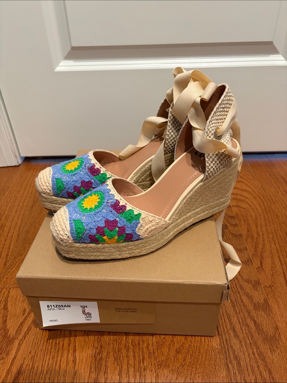 Bibi Lou Crochet Espadrille Wedge